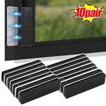 aimants magnétiques noir blanc grille géométrique moderne rideaux fixations accessoires pairesétales