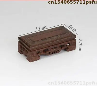 supports théière bois artisanal classique gravures décoratives marron foncé