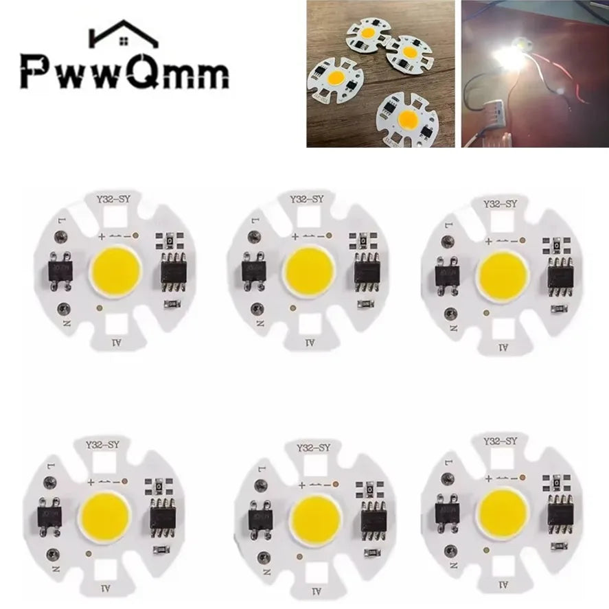 plaque led blanc jaune 3w 5w 7w 10w 12w ip65 moderne technologique fixations vis