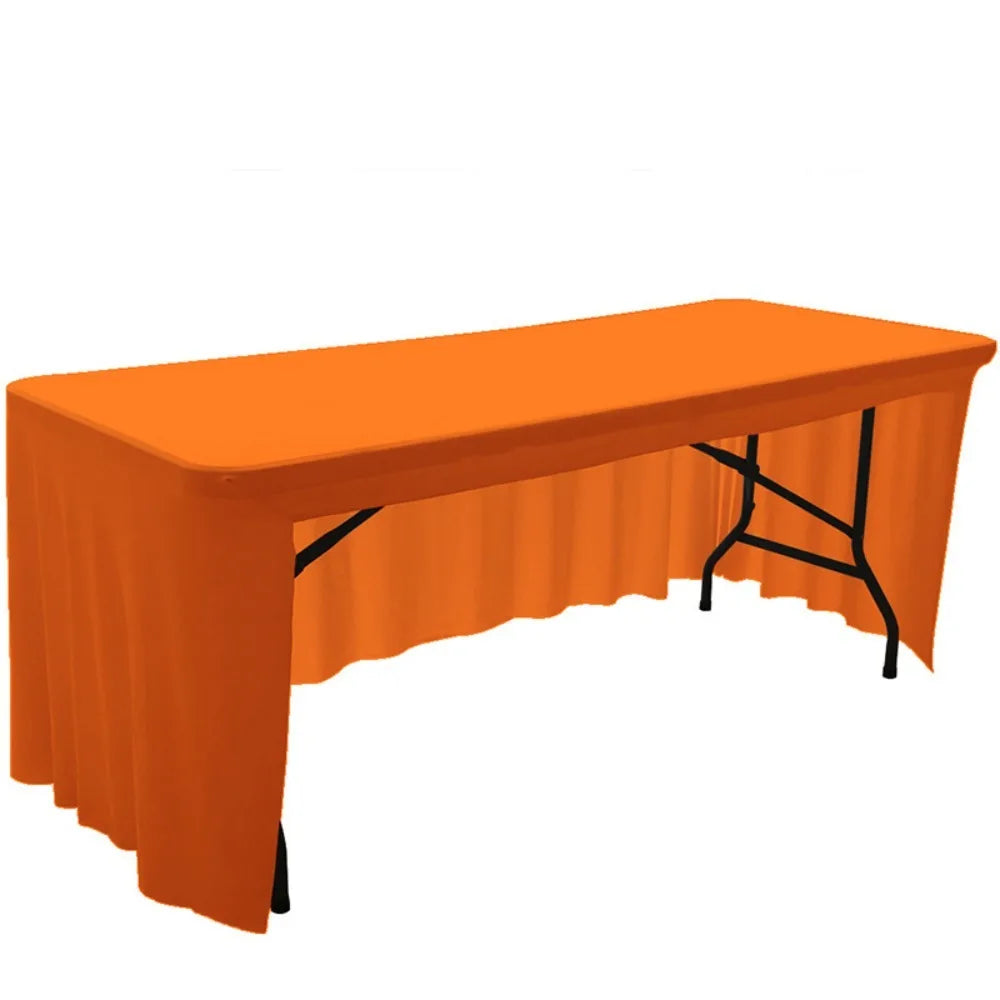 housse table pliante extensible clips table rectangulaire moderne couleur unie imperméable