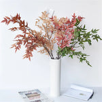 décoration murale branche artificielle bamboo soie rouge vert moderne minimalisteextérieur mariage anniversaire