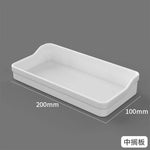 panneau perforé blanc étagère murale moderne accessoires rangement clips couteau clavier figurines