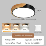 Lampe LED bois moderne télécommande éclairage variable surface opaque minimaliste