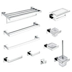 accessoires salle bain chrome moderne porte serviettes porte savon porte papier toilette porte serviettes