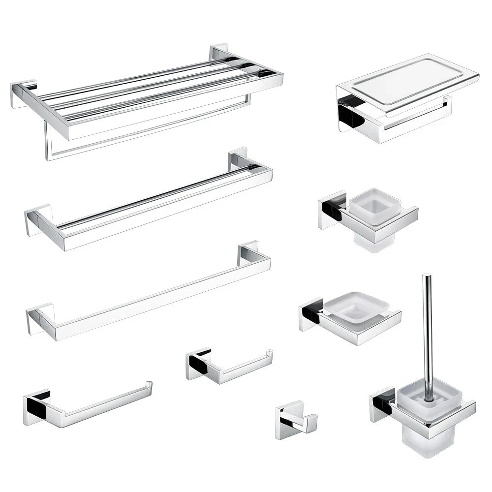 accessoires salle bain chrome moderne porte serviettes porte savon porte papier toilette porte serviettes