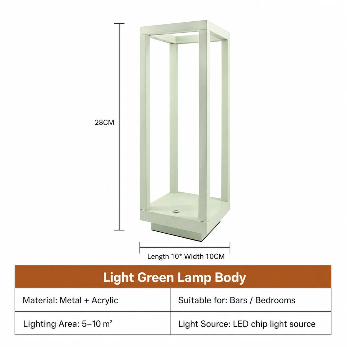 lampe table led rechargeable usb tactile minimaliste moderne blanc métal