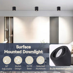 spot led gu10 noir mat moderne ac85 265v 249 2000lm neutral warm cold