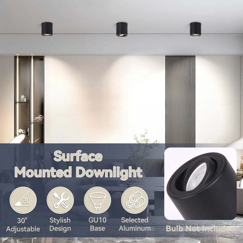 spot led gu10 noir mat moderne ac85 265v 249 2000lm neutral warm cold