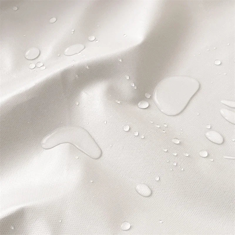 protège oreiller imperméable polyester gris uni moderne douillet anti taches respectueux environnement simple