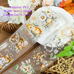 ruban adhésif décoratif motifs fleurs papillons animaux scrapbooking journal intime papeterie