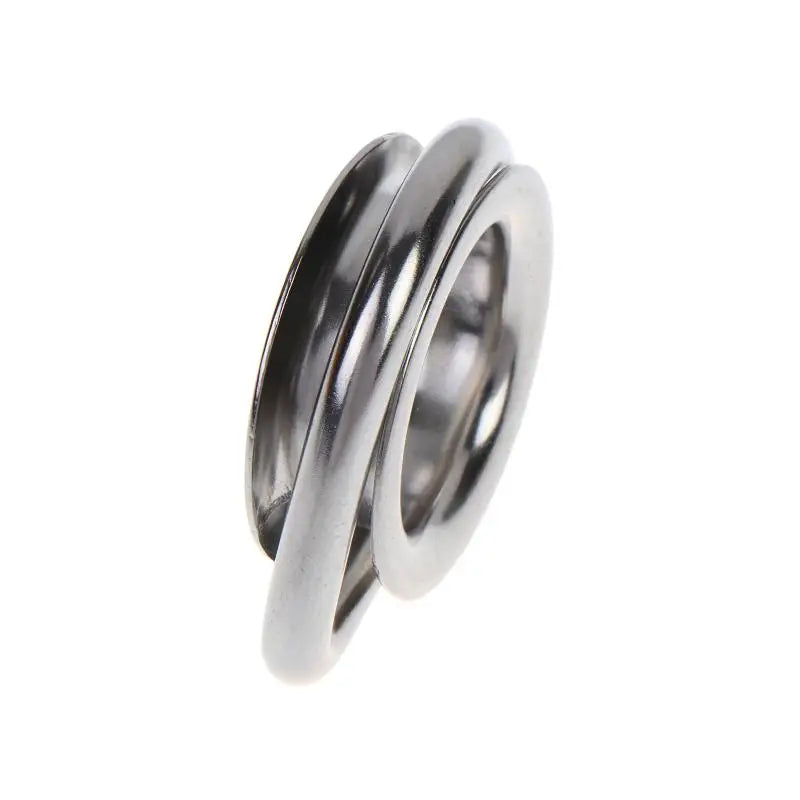 anneau métallique argenté lisse protection solaire extérieur quatre saisons inoxydable unisexe moderne quincaillerie thuyền