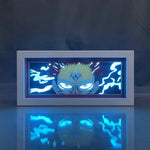 lampe led jujutsu kaisen sukuna rouge blanche bleue violine animée contemporaine chambre deco