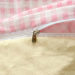 parure lit enfant fille rose chat mignon housse couette drap taies oreiller coton