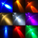 diodes led ronde 3mm bleu vert rouge blanc chaud jaune blanc rose violet orange