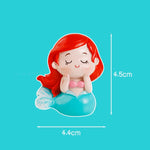 figurine sirène poisson coquillage gâteau anniversaire thème sous marin décoratif happy birthday