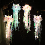 méduses lumineuses multicolores transparentes modernes guirlande lumineuse décoration chambre événement festive