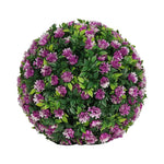 Boule fleurs artificielles rouge blanche violette moderne extérieur intérieur décoration mariage anniversaire