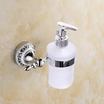 ensemble accessoires salle bain chrome mural porte serviette brosse wc porte gobelet