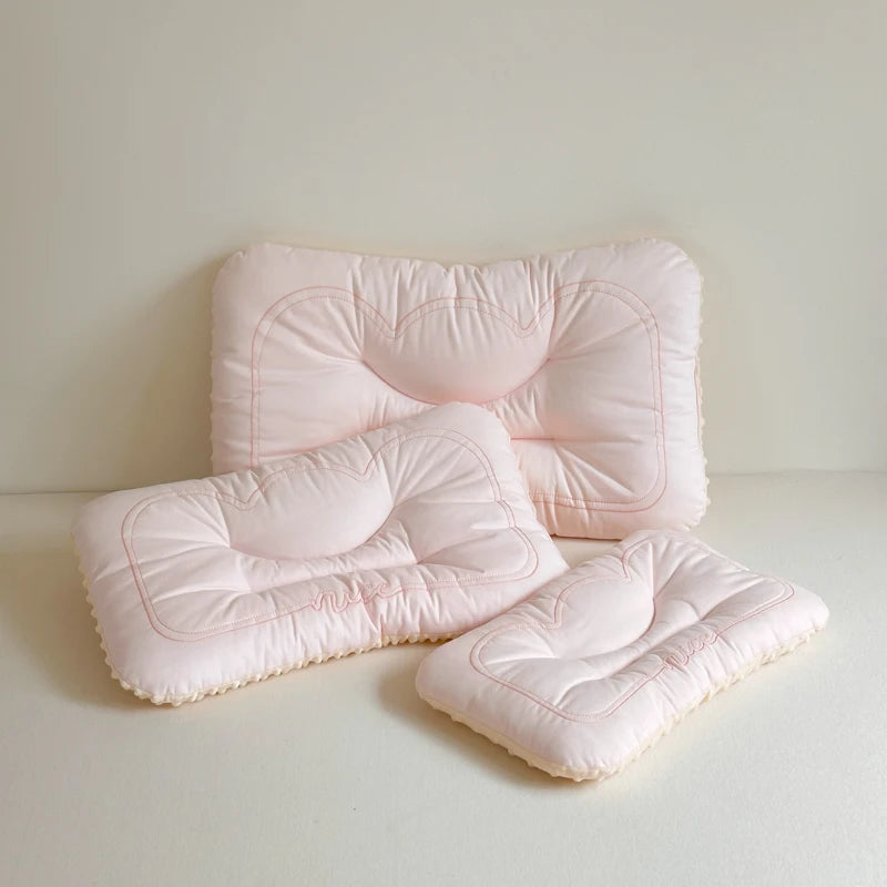 oreiller bas confort coton velours doux double face anti apnée anti ronflement 30x50cm 40x60cm