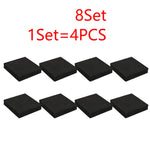 anti vibration pad noir pratique 100x100x20mm résistant antidérapant tapis protection meuble sol