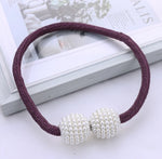 boucles rideau magnétiques décoratives moderne gris blanc tissu texturé accessoires rideaux élégants clips suspension