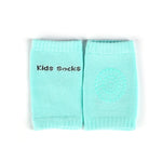 protège genoux bébé coton acrylique unisexe bleu clair jaune rose gris vert smiley brodés