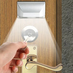 lampe serrure détecteur mouvement transparent adhésive veilleuse urgence led moderne facile chambre porte armoire