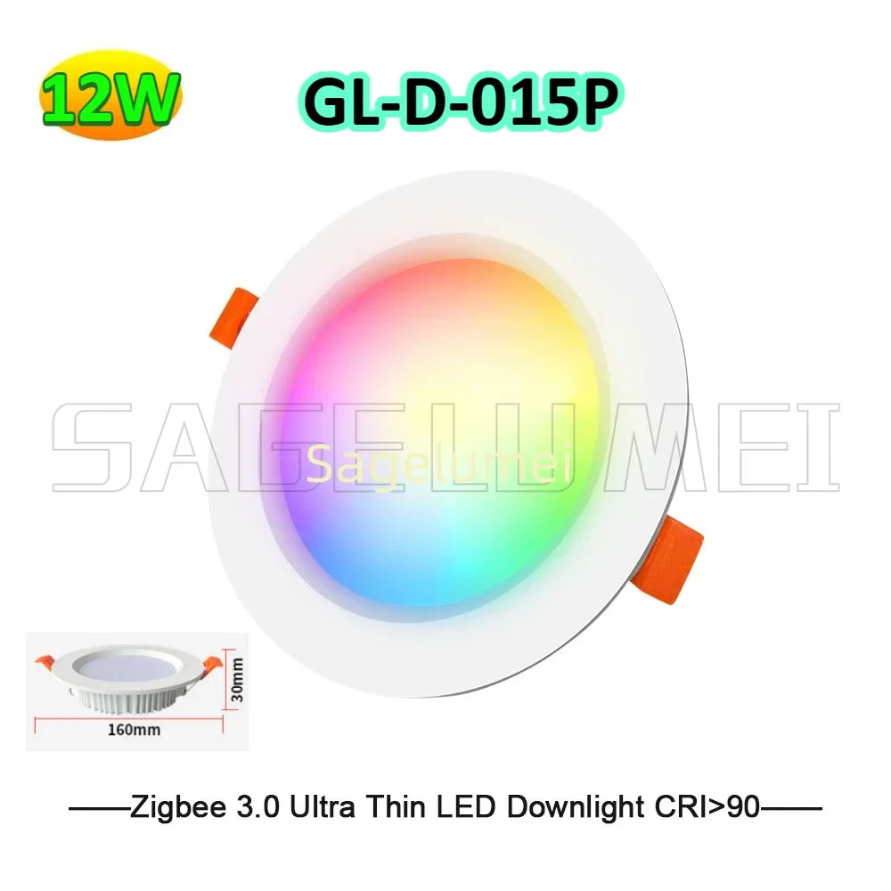 downlight led blanc moderne 140mm 30mm cci 110 240v cci 90 certifié rohs cee