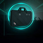 sac main noir polyestère moderne poignées tridimensionnel protection dj controller portable rangement articles divers