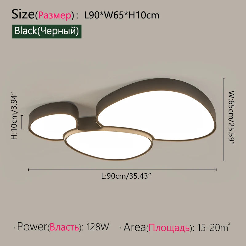 lampe moderne blanc noir éclairage quotidien cuisine salle manger chambre entree