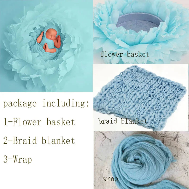coussin photo bébé moderne violet rose orange bleu doux plissé tissu couverture bandeau jouet