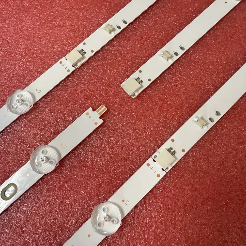 bandes rétroéclairage led blanc bleu modernes connecteurs lisses fonctionnels téléviseur