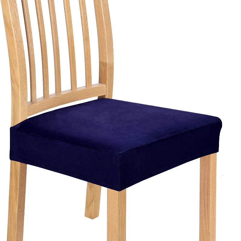 housses chaise velours moderne gris élasthanne polyester amovibles lavables anti poussière fauteuil mariage banquet