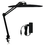 lampe blanc moderne plateau articulé ajustable lumière led intense réglable sans fil acier inoxydable