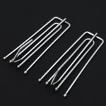 crochets rideau métal argenté moderne clips plissés 7cm résistants 100pcsiauxiliary