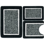 tapis bain mousse mémoire forme moderne rayures horizontales absorbant antidérapant lavable machine extra doux
