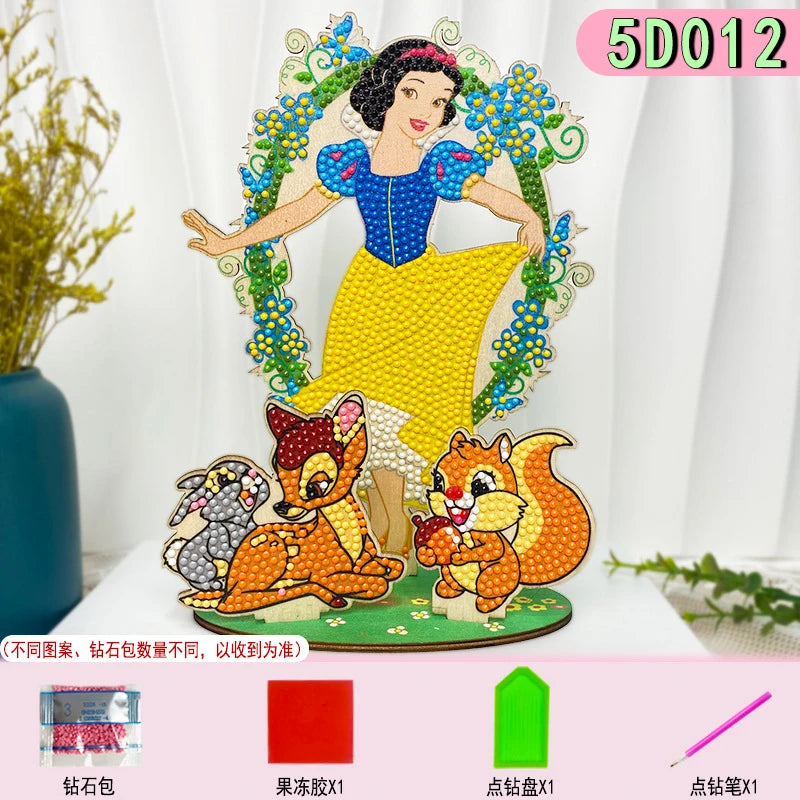 puzzle diamant multicolore dessins animés décoration artisanale pleine peinture spécial enfants anniversaire festive winnie