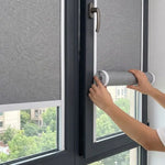 store rouleau adhésif gris moderne opacité tissé 50x100cm 60x100cm 70x100cm 80x100cm 100x100cm