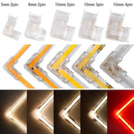 connecteur led transparent moderne pratique clips retenue 24v broches cct fcob rvb