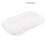 coussin bébé gris bleu clair texturé ultra doux confortable hiver été printemps automne polyestère