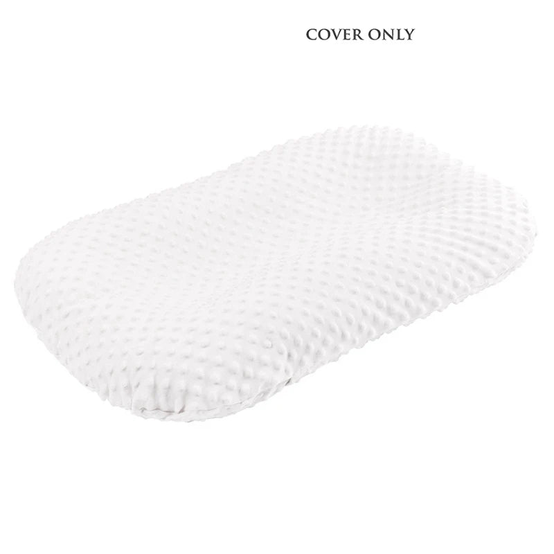 coussin bébé gris bleu clair texturé ultra doux confortable hiver été printemps automne polyestère