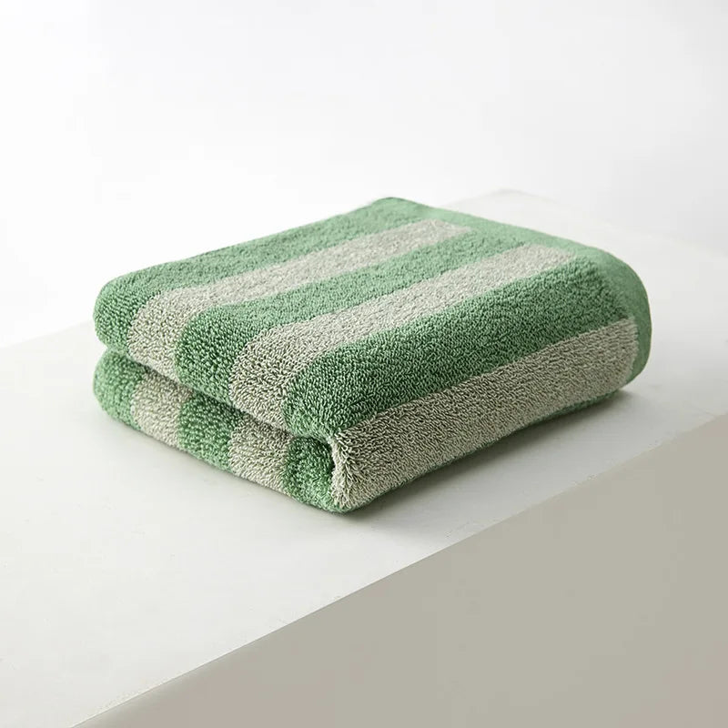 serviettes bain coton carreaux violet orange vert gris rapide moderne