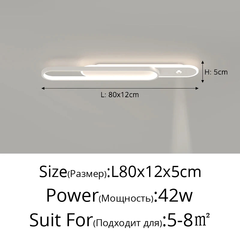 lampe led moderne blanche rectangulaire sans télécommande fixée aluminium opaquet