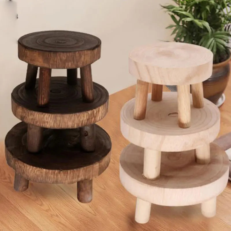 étagères bois rustique minimaliste brun foncé clair naturel grain assemblage jardinintérieur
