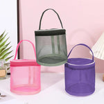 sac main violet rose vert olive maille moderne opacité poignée fermeture glissière setSize small