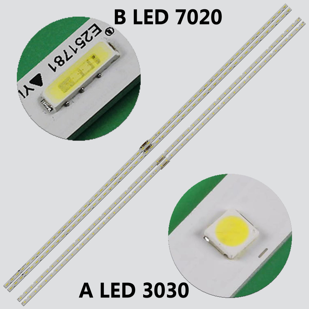 ruban led blanc moderne diodes 3030 7020 connecteur éclairage decoration intérieur technologie