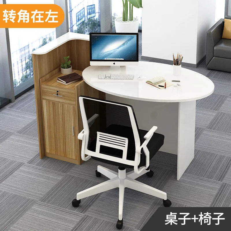 petit d'appoint moderne bois blanc salon travail compact