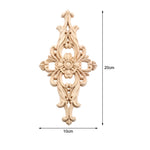 décoration murale appliques bois ornements floraux baroque renaissance naturel