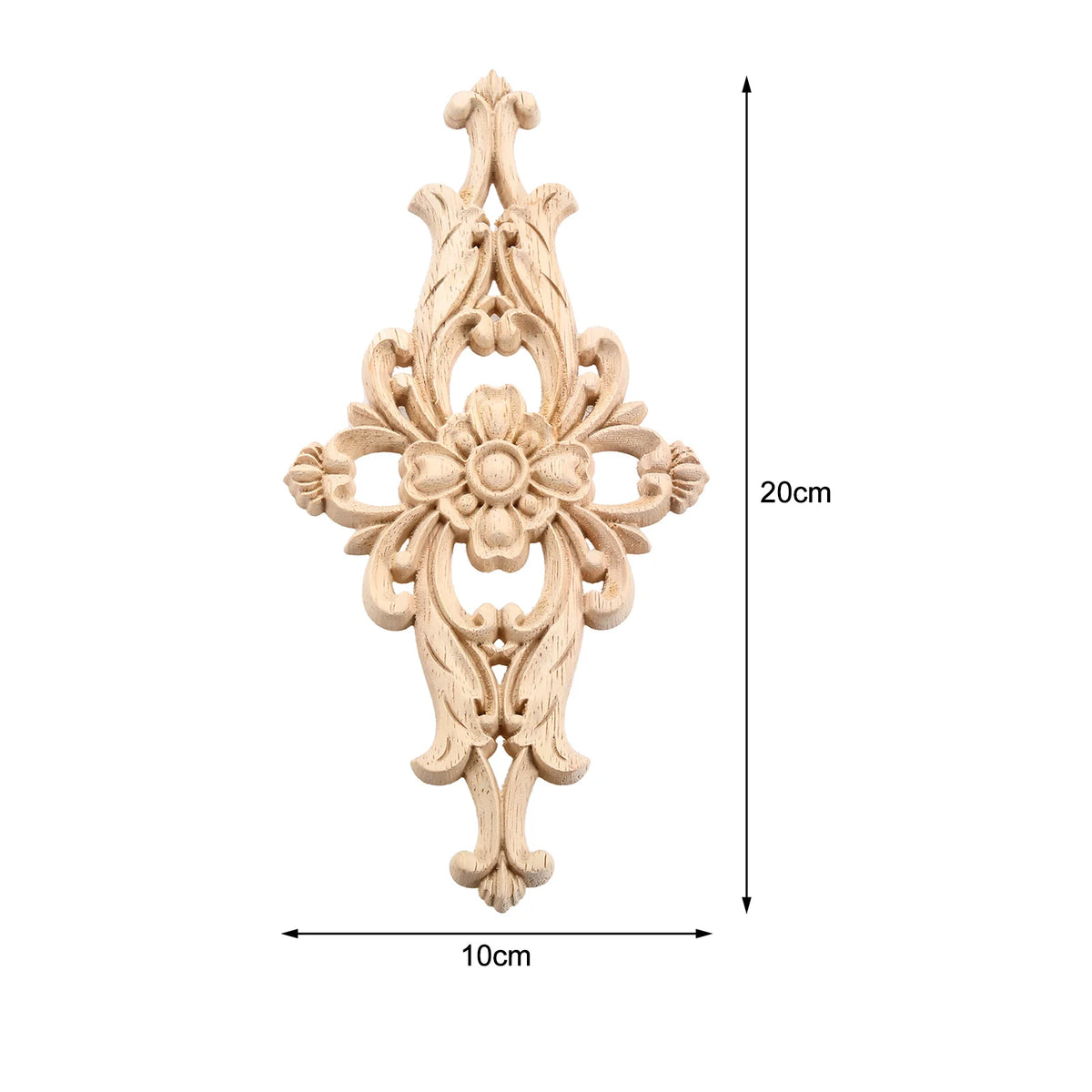 décoration murale appliques bois ornements floraux baroque renaissance naturel