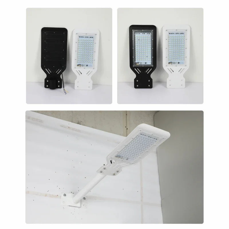 lampe rue led moderne étanche noir blanc ip65 100w ac 110v 220v